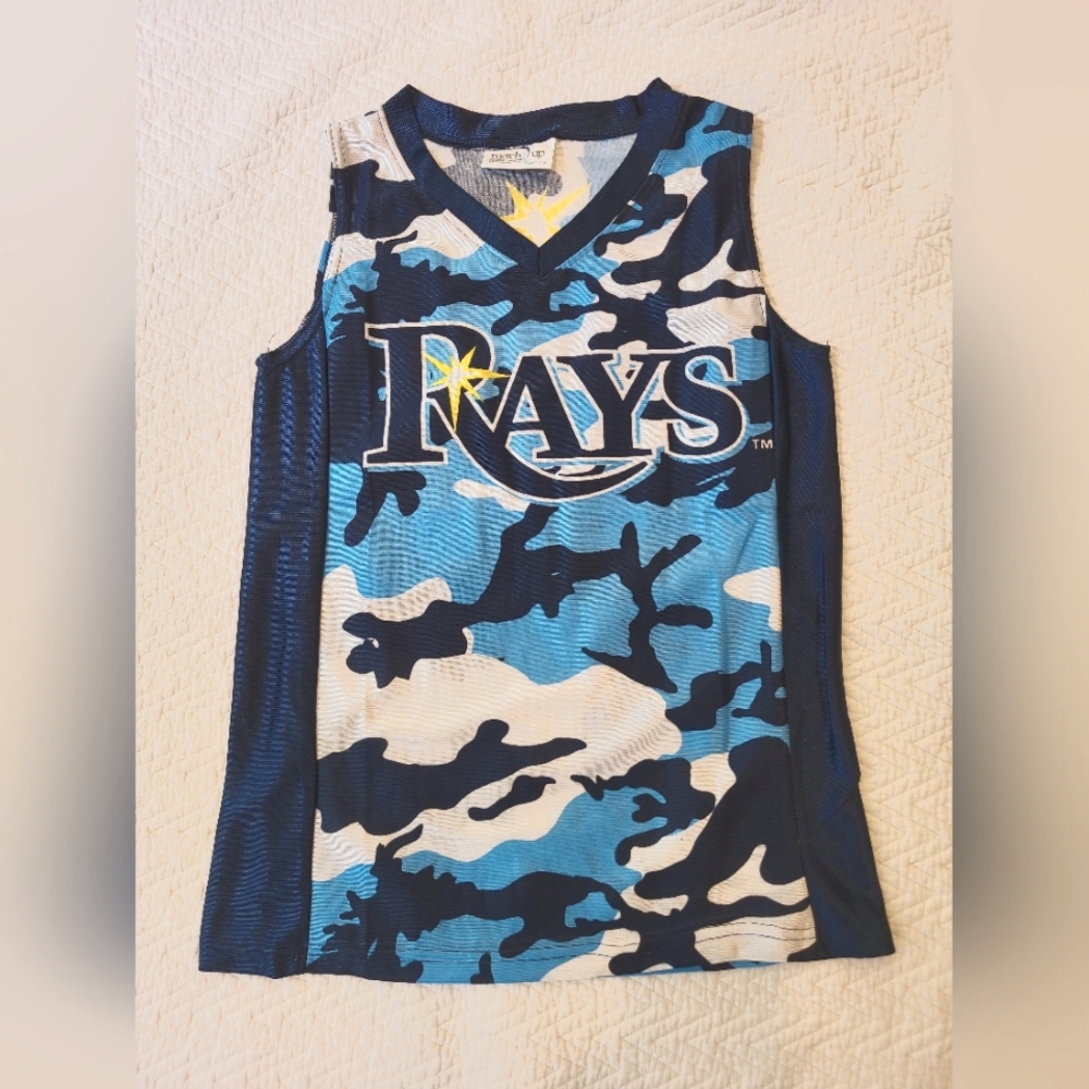Brand New Tampa Bay Rays Sleeveless Camo Jersey